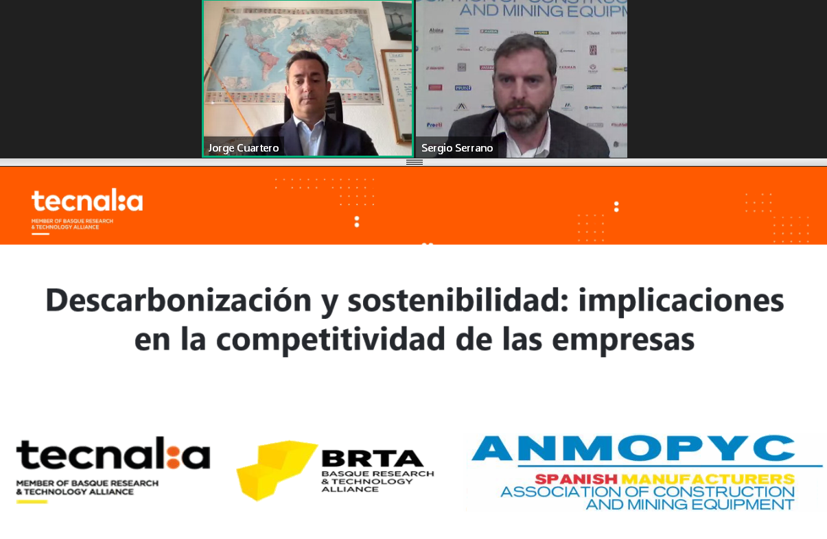 Webinario sobre descarbonización, sostenibilidad y su influencia en la competitividad empresarial